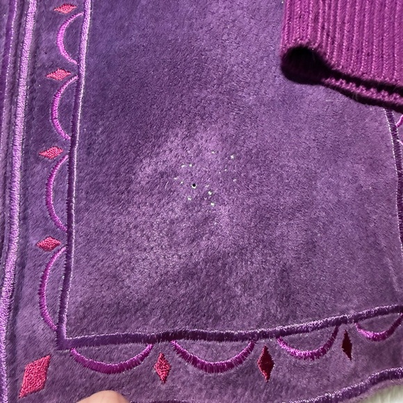 Bob Mackie Purple Wearable Art Jacket - Picture 7 of 9